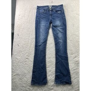 Mudd Jeans Vtg Y2K 00's Flare Leg Stretch Denim Jeans Sz 7 30x30 Conforming Sexy